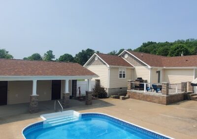 home with a pool